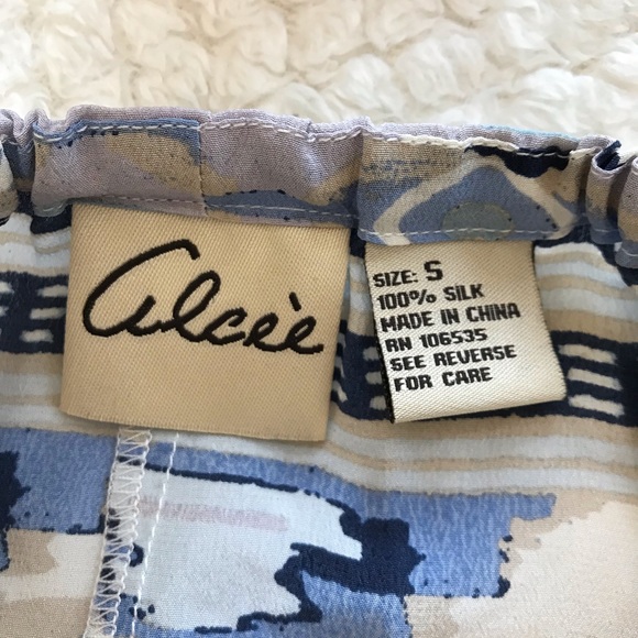 Alcee for Barney’s Silk Blouson Top - Picture 4 of 4